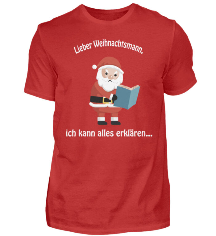 Weichnachtsmann ich kann alles erkläre - Herren Shirt-4