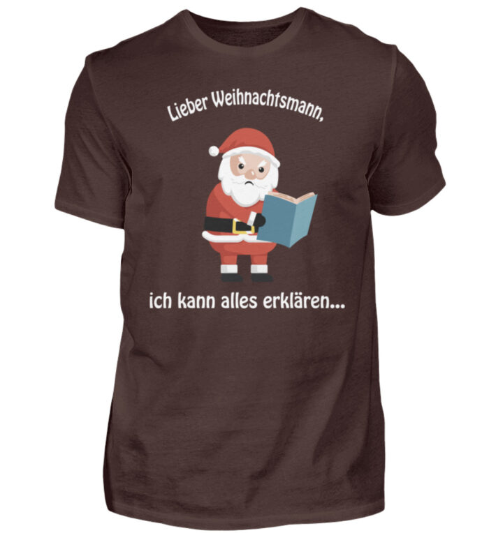 Weichnachtsmann ich kann alles erkläre - Herren Shirt-1074