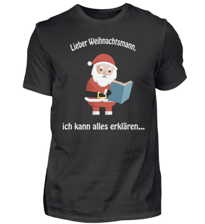 Weichnachtsmann ich kann alles erkläre - Herren Shirt-16