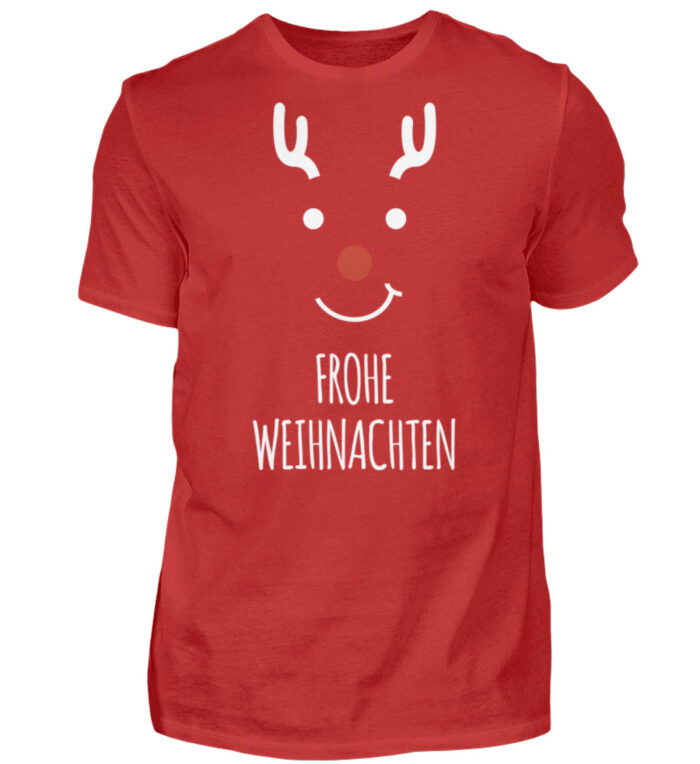 Frohe Weihnachten Deer - Herren Shirt-4