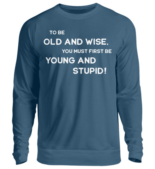 To Be Old And Wise - Unisex Pullover-1461