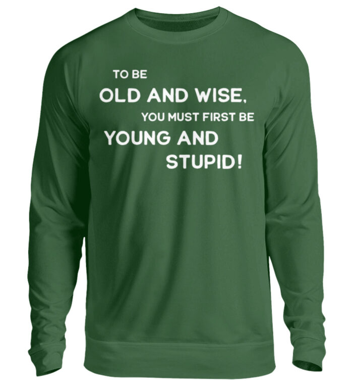To Be Old And Wise - Unisex Pullover-833
