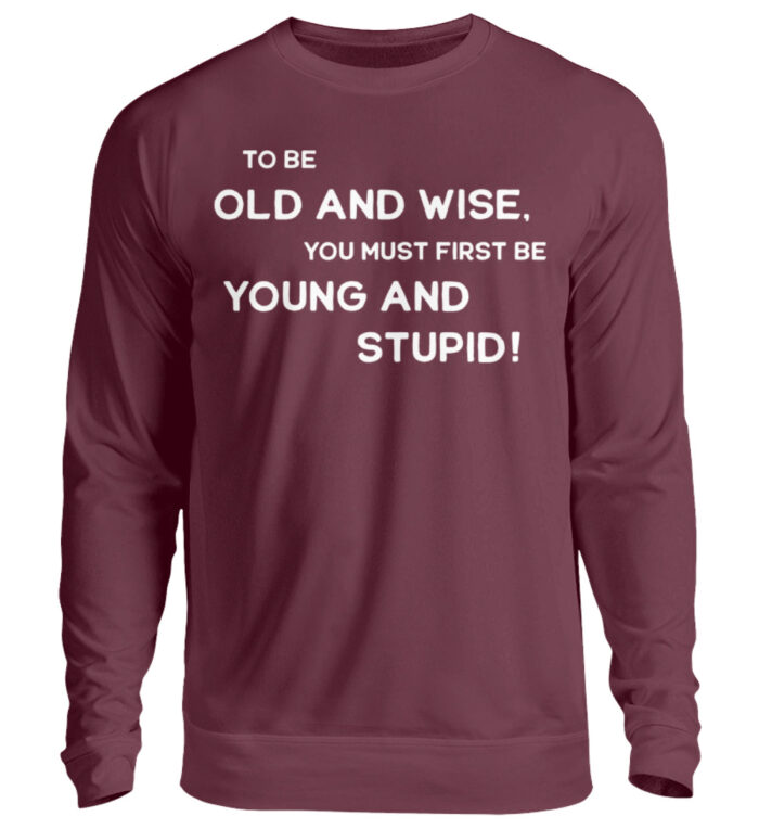 To Be Old And Wise - Unisex Pullover-839
