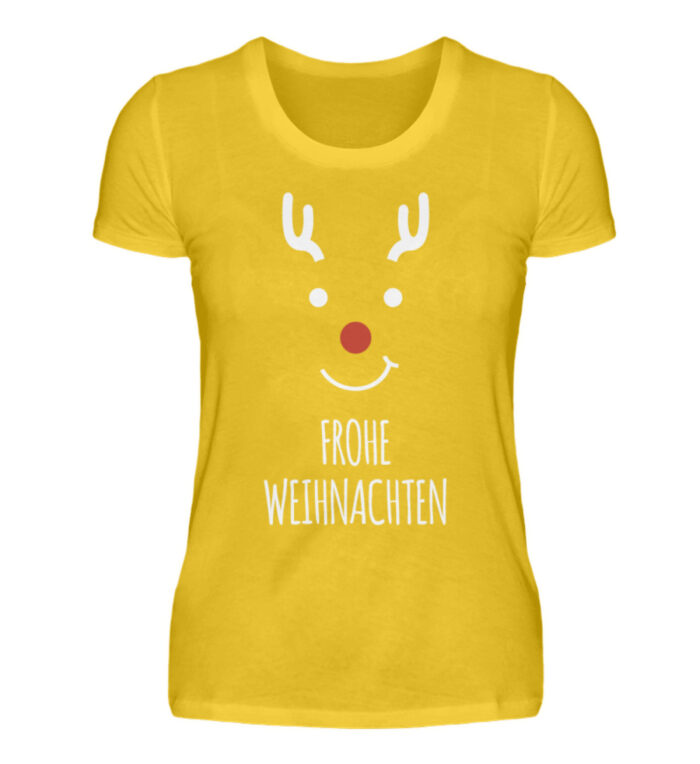 Frohe Weihnachten - Deer - Damenshirt-3201