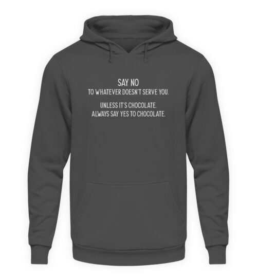 Say no to whatever doesnt serve you - Unisex Kapuzenpullover Hoodie-1762