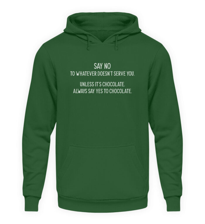 Say no to whatever doesnt serve you - Unisex Kapuzenpullover Hoodie-833