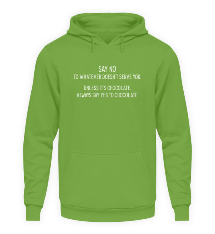 Say no to whatever doesnt serve you - Unisex Kapuzenpullover Hoodie-1646