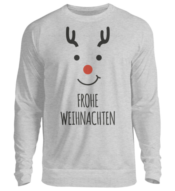 Frohe Weihnachten - Deer blk - Unisex Pullover-17