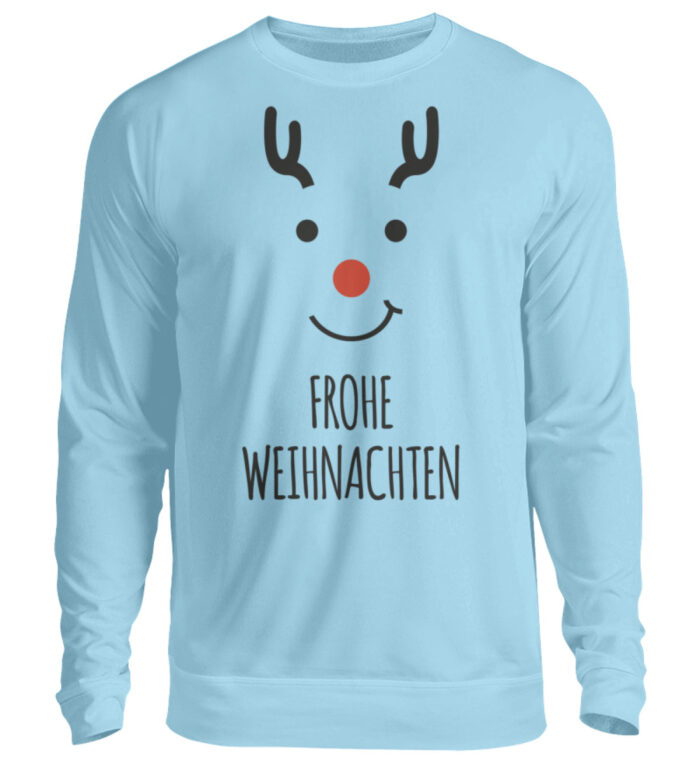 Frohe Weihnachten - Deer blk - Unisex Pullover-674