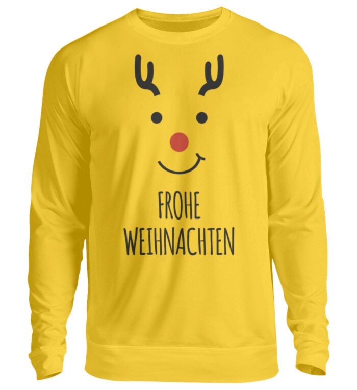 Frohe Weihnachten - Deer blk - Unisex Pullover-1774