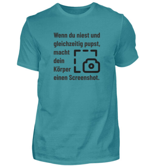 Wenn du niest und gleichzeitig pupst - Herren Shirt-1096