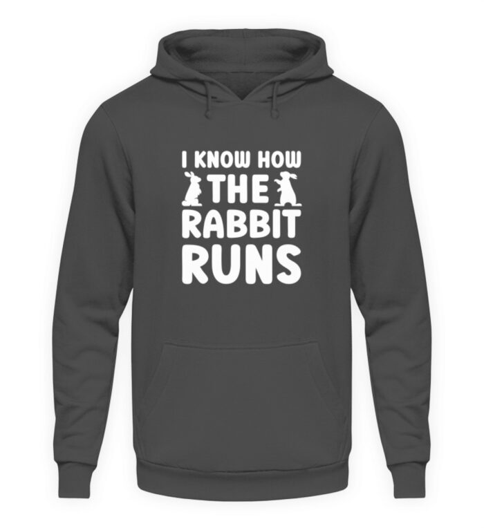 I know how the rabbit runs - Unisex Kapuzenpullover Hoodie-1762