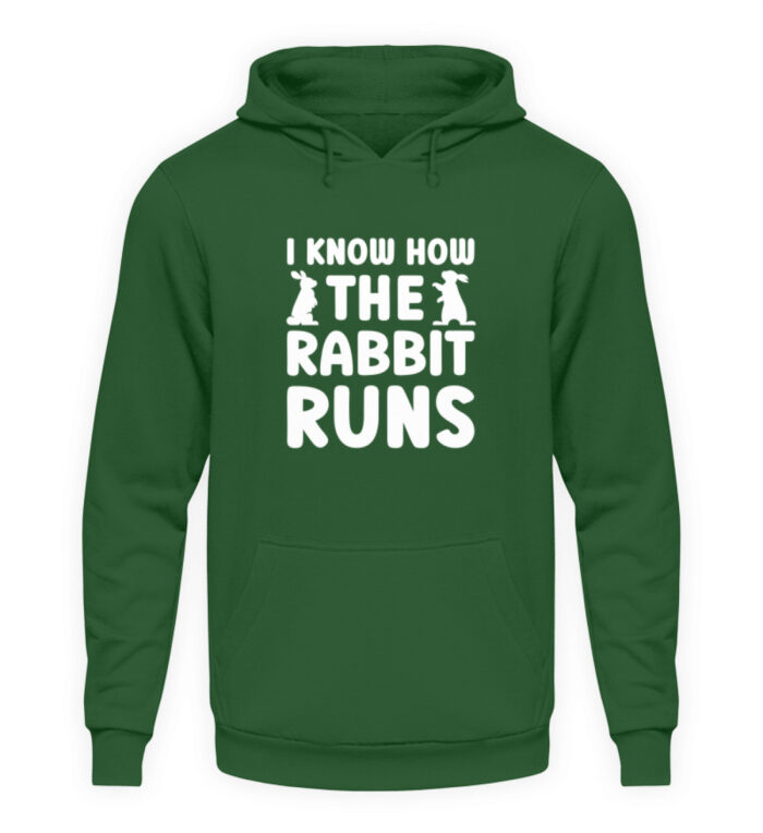 I know how the rabbit runs - Unisex Kapuzenpullover Hoodie-833