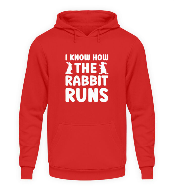 I know how the rabbit runs - Unisex Kapuzenpullover Hoodie-1565