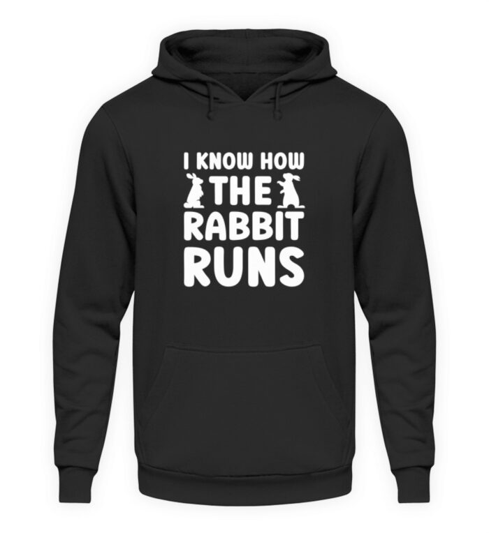 I know how the rabbit runs - Unisex Kapuzenpullover Hoodie-1624