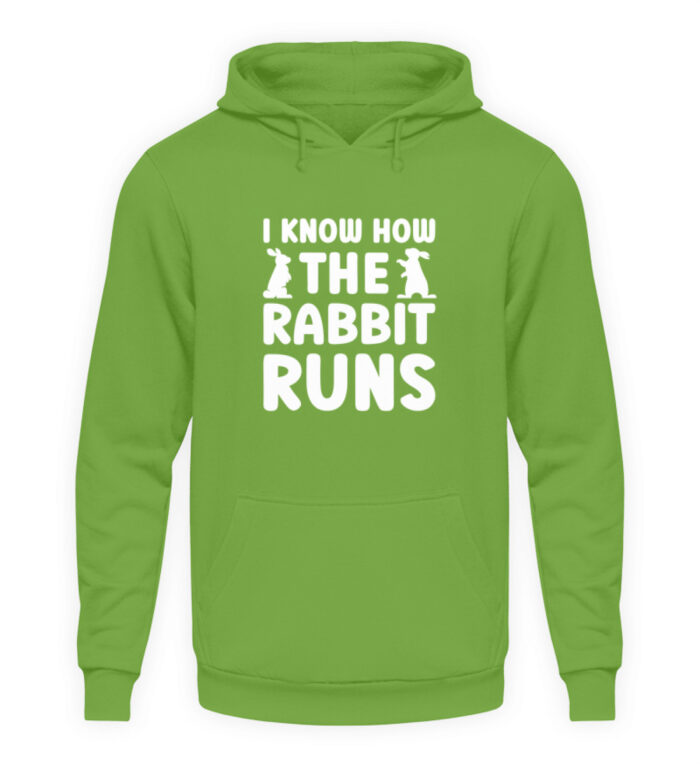 I know how the rabbit runs - Unisex Kapuzenpullover Hoodie-1646