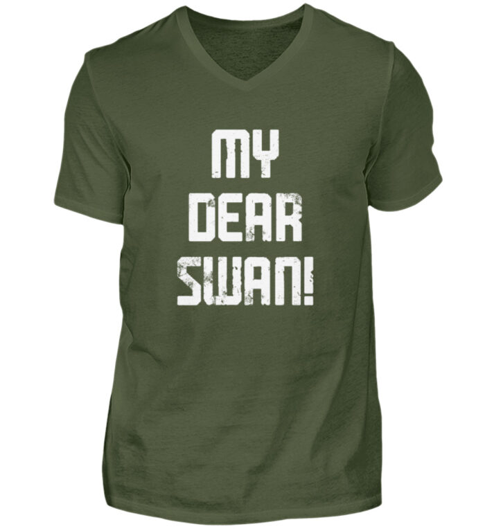 My Dear Swan - Herren V-Neck Shirt-2587