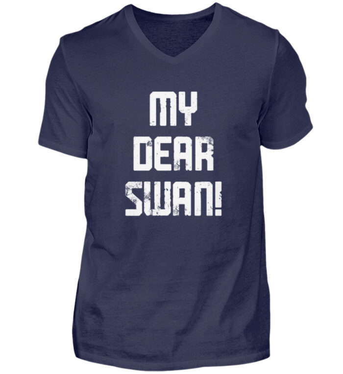 My Dear Swan - Herren V-Neck Shirt-198
