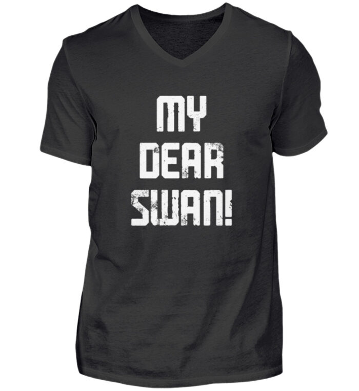 My Dear Swan - Herren V-Neck Shirt-16