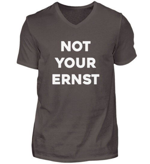 NOT YOUR ERNST - Herren V-Neck Shirt-2618