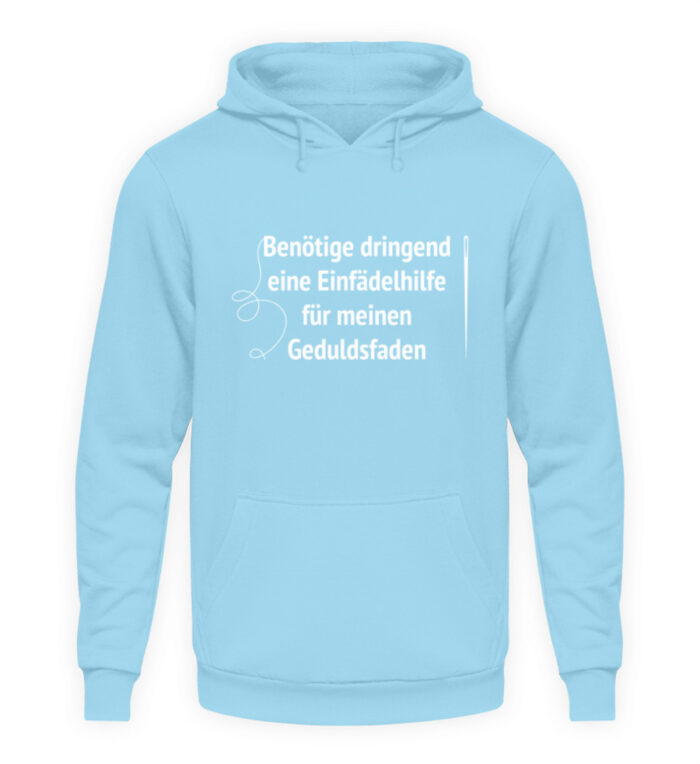 Einfädelhilfe - Unisex Kapuzenpullover Hoodie-674