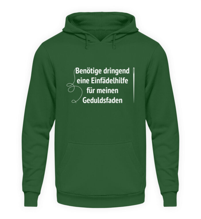 Einfädelhilfe - Unisex Kapuzenpullover Hoodie-833