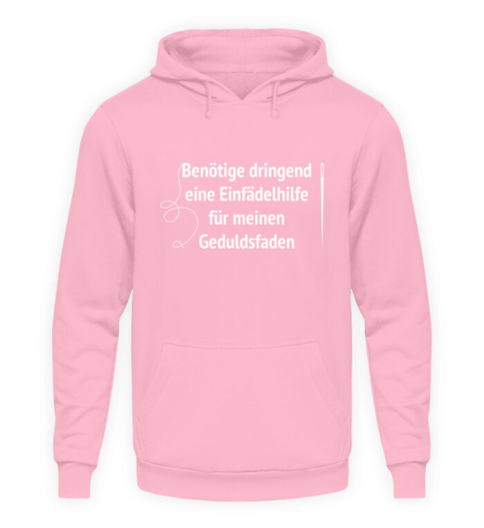 Einfädelhilfe - Unisex Kapuzenpullover Hoodie-1490