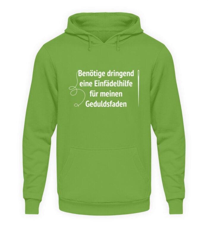 Einfädelhilfe - Unisex Kapuzenpullover Hoodie-1646