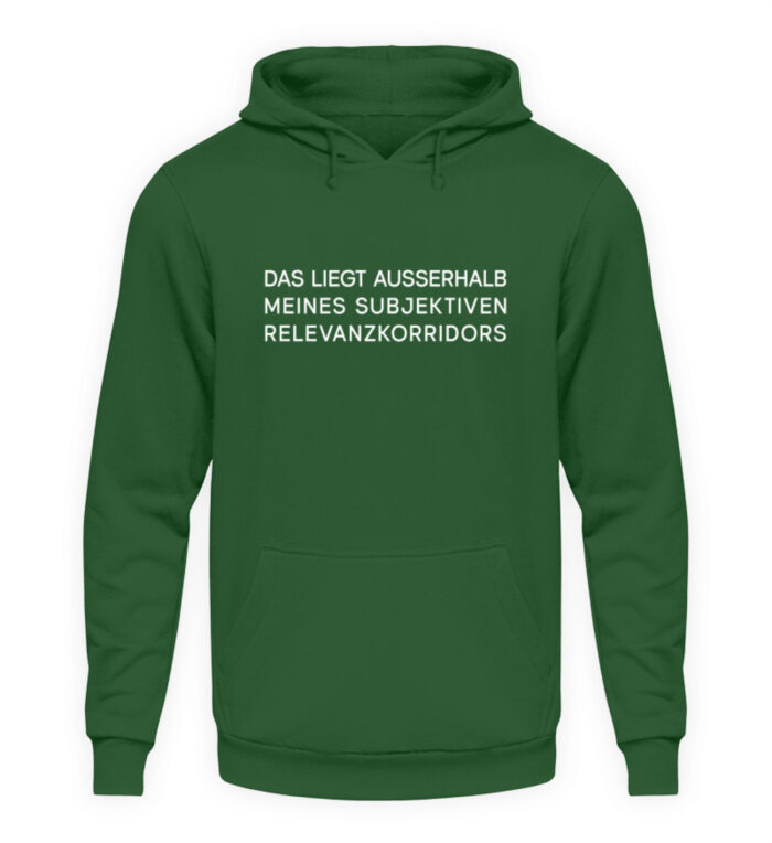 Relevanzkorridor - Unisex Kapuzenpullover Hoodie-833