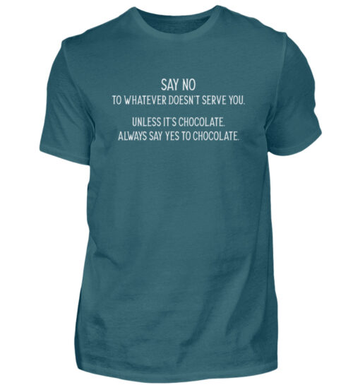 Say no to whatever doesnt serve you - Herren Shirt-1096