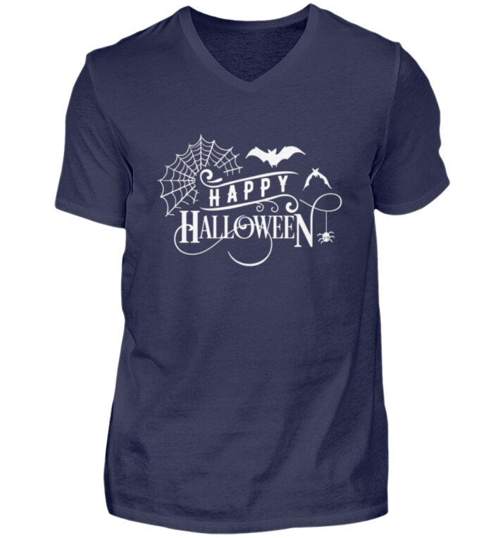 Happy Halloween - Herren V-Neck Shirt-198