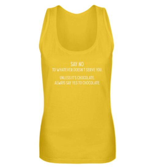 Say no to whatever doesnt serve you - Frauen Tanktop-3201