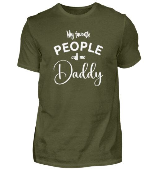 My favorite people call me daddy - Herren Shirt-1109