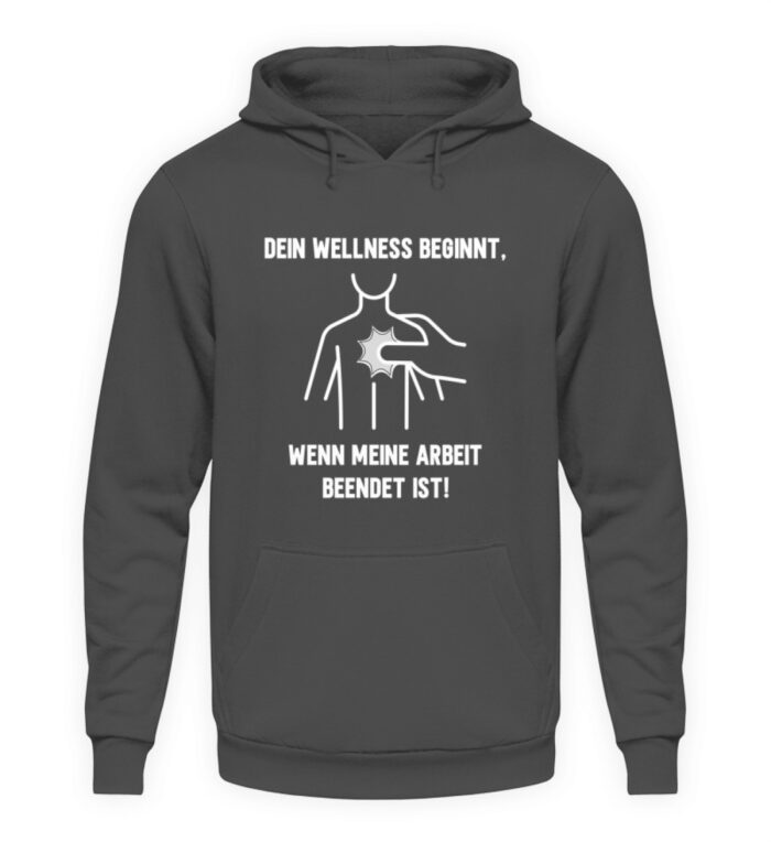 Dein Wellness beginnt - Unisex Kapuzenpullover Hoodie-1762