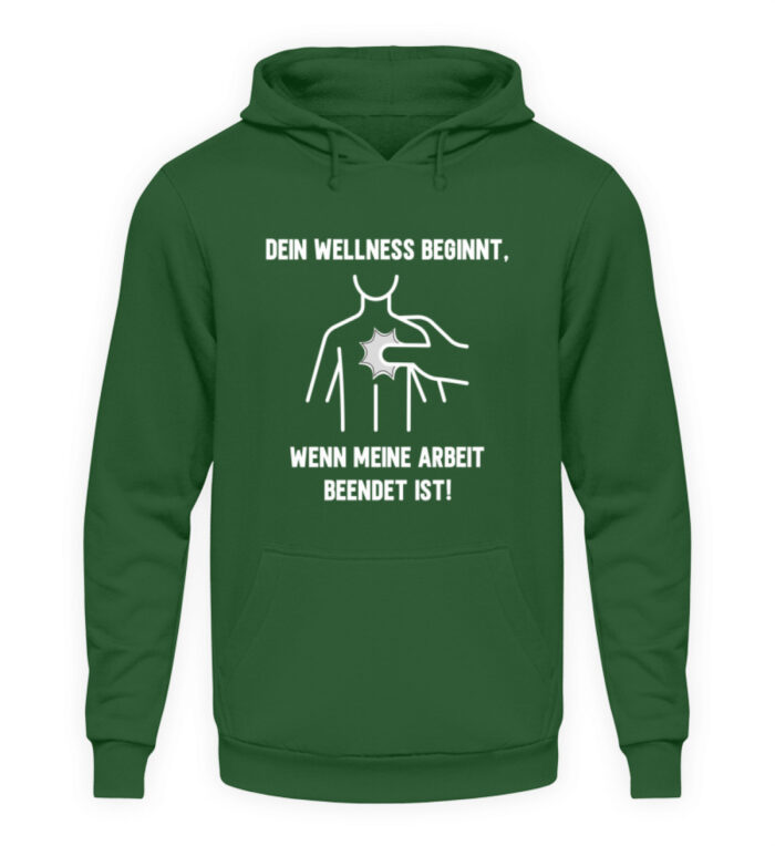 Dein Wellness beginnt - Unisex Kapuzenpullover Hoodie-833