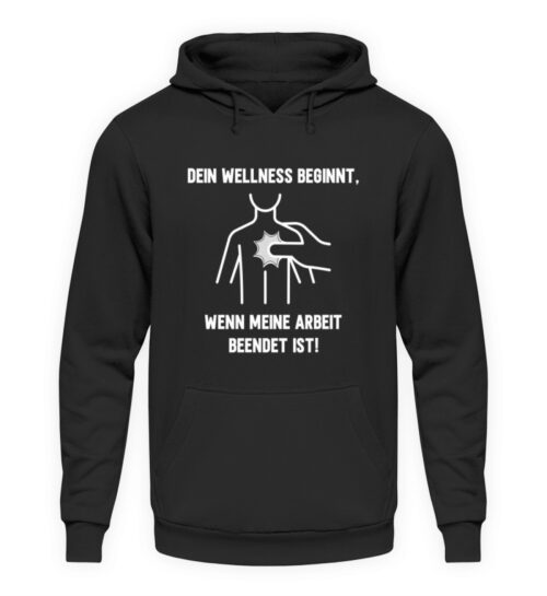 Dein Wellness beginnt - Unisex Kapuzenpullover Hoodie-639