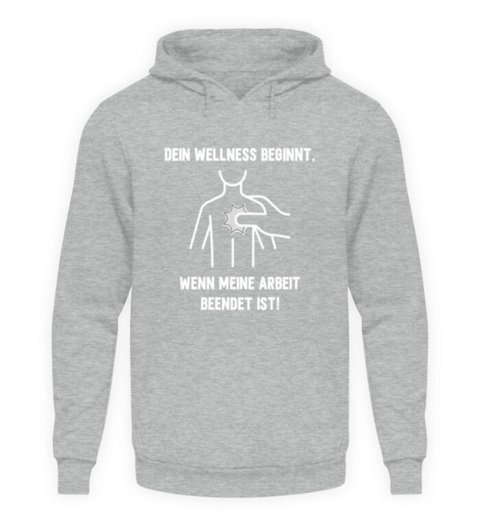 Dein Wellness beginnt - Unisex Kapuzenpullover Hoodie-6807