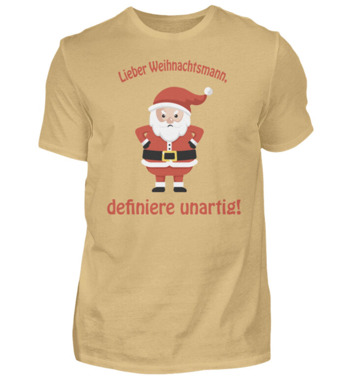 Santa - definiere unartig rd - Herren Shirt-224