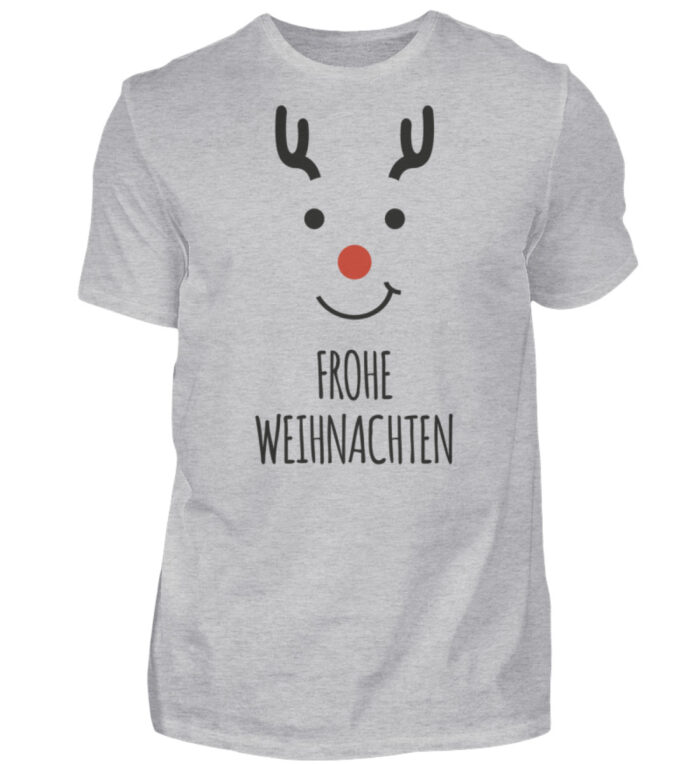 Frohe Weihnachten - Deer blk - Herren Shirt-17
