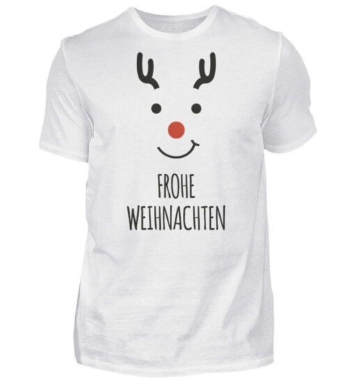 Frohe Weihnachten - Deer blk - Herren Shirt-3