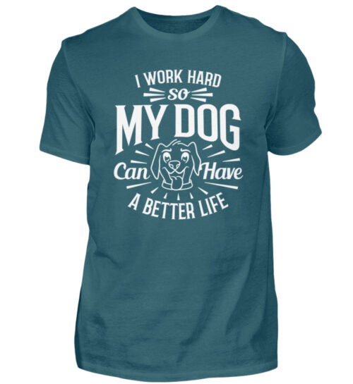 I Work Hard - Herren Shirt-1096