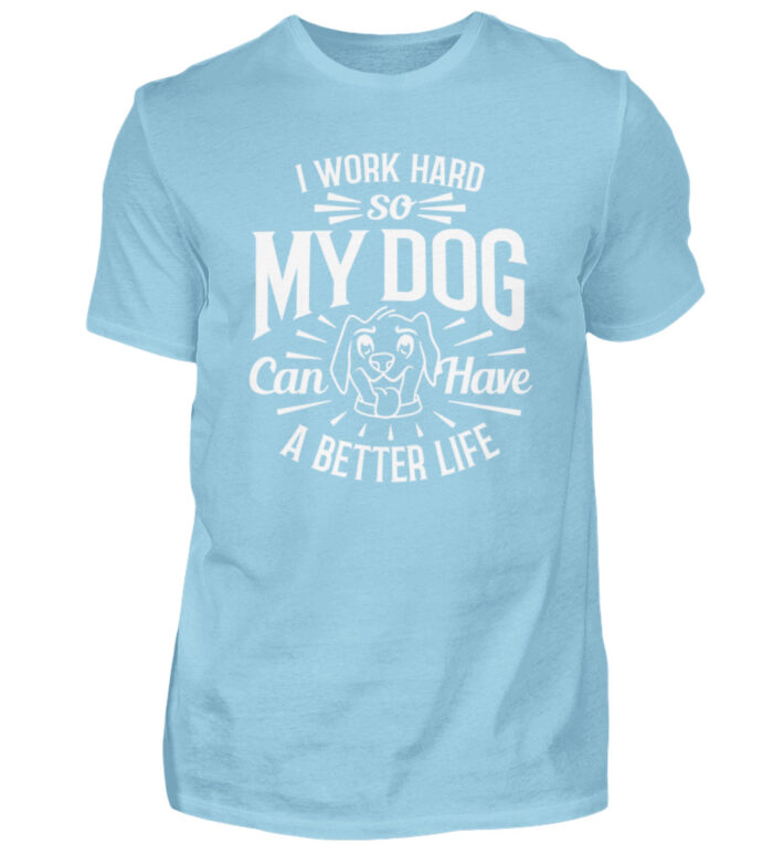 I Work Hard - Herren Shirt-674