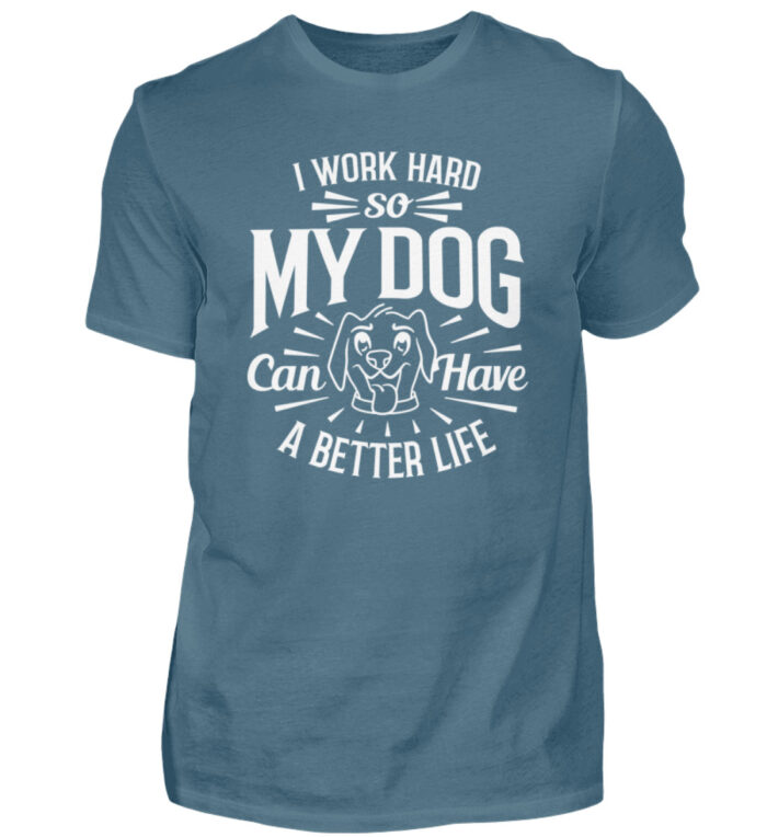 I Work Hard - Herren Shirt-1230