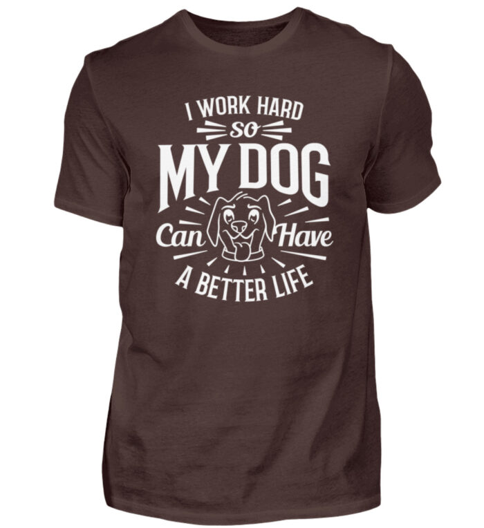 I Work Hard - Herren Shirt-1074
