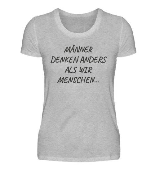 Männer denken anders - Damenshirt-17