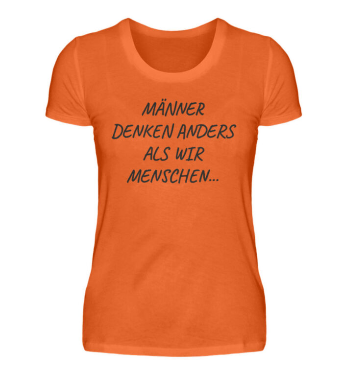 Männer denken anders - Damenshirt-1692