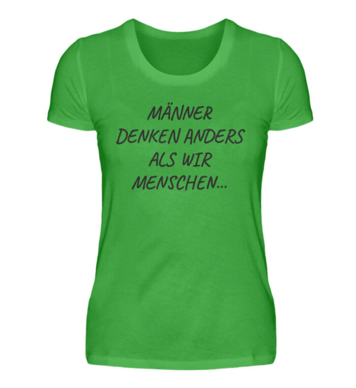 Männer denken anders - Damenshirt-2468