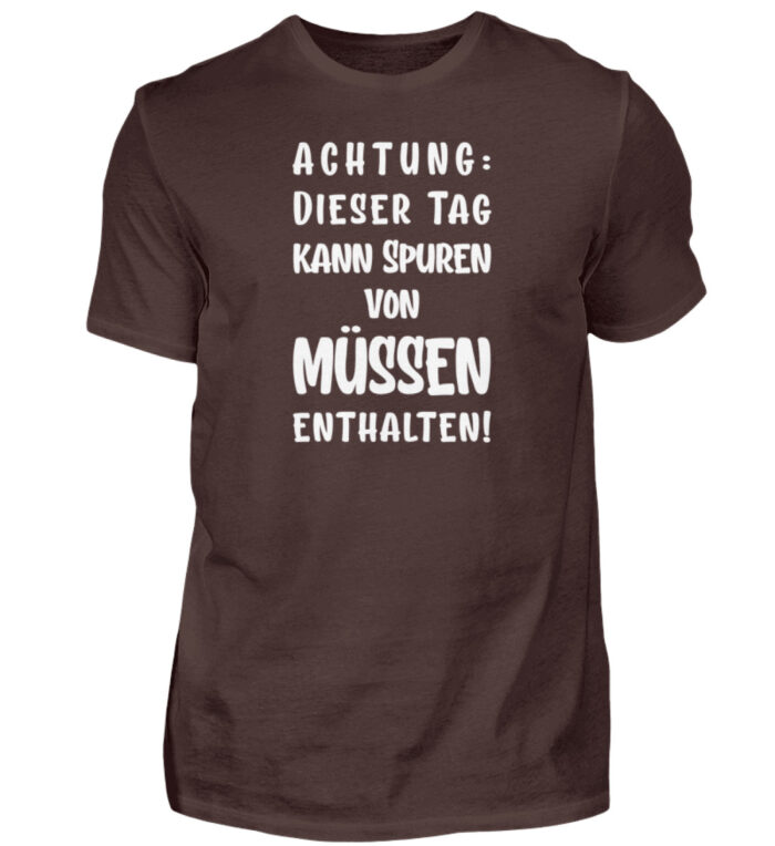 Dieser Tag kann Spuren enthalten - Herren Shirt-1074