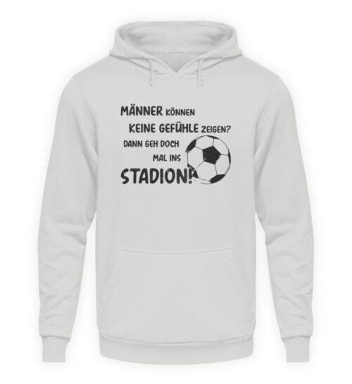 Männer können keine Gefühle zeigen - Unisex Kapuzenpullover Hoodie-23