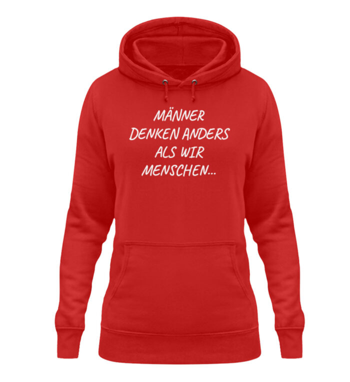 Männer denken anders... - Damen Hoodie-1565